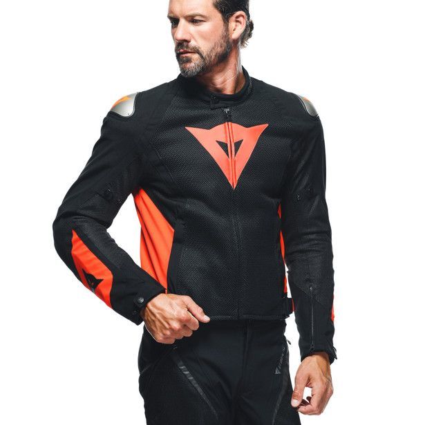 ALPHACON フルボディスーツ Sサイズ レッド/黒 Dainese Energyca Air Tex Yazlık Mont (Siyah-Fluo Kırmızı