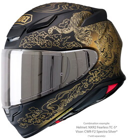  Shoei CWR-F2PN Kask Camı Spectra Gri (NXR 2 / X-Spirit Pro)