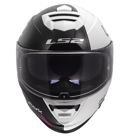  LS2 Storm 2 Stark Kapalı Kask (Beyaz-Kırmızı-Mavi-Sarı)