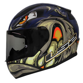  LS2 Rapid 2 Spox Kapalı Kask (MAVİ-GRİ)