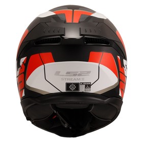  LS2 Stream 2 Road Kapalı Kask (Mat Siyah-Kırmızı-Beyaz-Gri)