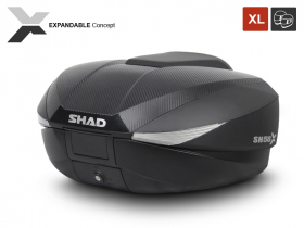  Shad SH58X Arka Çanta Siyah Carbon (Genişleyebilen Model)