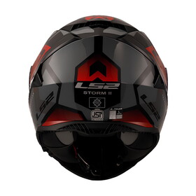  LS2 Storm 2 Kronos Kapalı Kask (Kırmızı-Gri)