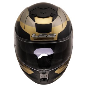  LS2 Stream 2 Road Kapalı Kask (Mat Siyah-Gold-Gri)