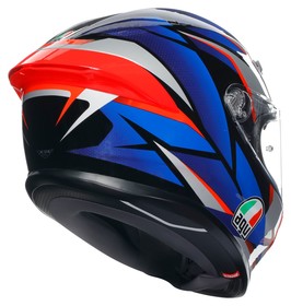  AGV K6S MPLK Slashcut Kapalı Kask (Siyah-Mavi-Kırmızı)