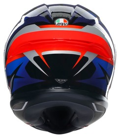  AGV K6S MPLK Slashcut Kapalı Kask (Siyah-Mavi-Kırmızı)