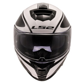  LS2 Storm 2 Dodger Kapalı Kask (Mat Siyah-Beyaz)