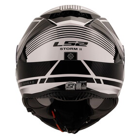  LS2 Storm 2 Dodger Kapalı Kask (Mat Siyah-Beyaz)