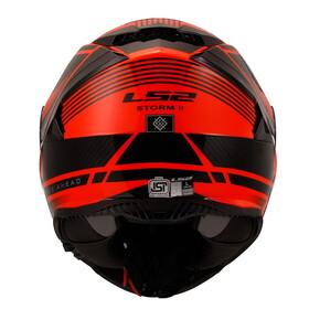  LS2 Storm 2 Dodger Kapalı Kask (Mat Siyah-Neon Turuncu)