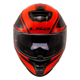  LS2 Storm 2 Dodger Kapalı Kask (Mat Siyah-Neon Turuncu)