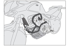  Suzuki DL 650 V-Strom (11>24) Koruma Demiri (Givi TN3101)