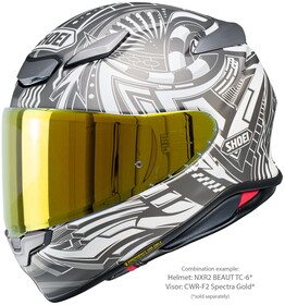  Shoei CWR-F2PN Kask Camı Spectra Gold Sarı (NXR 2 / X-Spirit Pro)