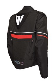  Vexo California Motosiklet Montu (Siyah-Kırmızı)