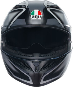  AGV K3 MPLK Compound Kapalı Kask (Mat Siyah-Gri)
