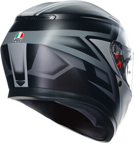  AGV K3 MPLK Compound Kapalı Kask (Mat Siyah-Gri)