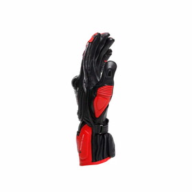  Dainese Fiero Metal Eldiven (Siyah-Lava Kırmızı)