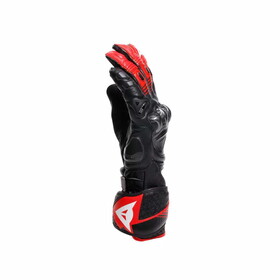  Dainese Fiero Metal Eldiven (Siyah-Lava Kırmızı)