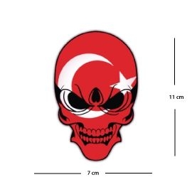  Mr.Sticker SKL32 -11070 - Turkish Skull Sticker