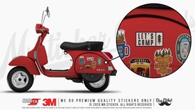  Mr.Sticker HBG77 Kamp Yapalım Yazılı Etiket