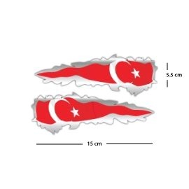  Mr.Sticker RFHLM54 - 15055 - Tr Flag Thr Sticker