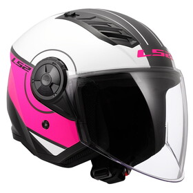  LS2 Airflow 2 Cover Açık Kask (Beyaz-Pembe)