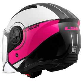  LS2 Airflow 2 Cover Açık Kask (Beyaz-Pembe)