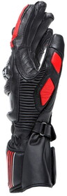  Dainese Druid 4 Deri Eldiven (Siyah-Lava Kırmızı)