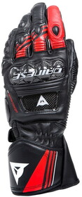  Dainese Druid 4 Deri Eldiven (Siyah-Lava Kırmızı)