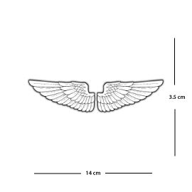 Mr.Sticker RFHLM30 - 14035 - Wings Sticker