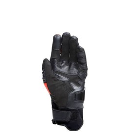  Dainese Carbon 4 Short Kısa Deri Eldiven (Siyah-Fluo Kırmızı)