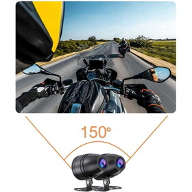  Kn Master Motocam 1000 - Çift Kameralı Full HD Motosiklet DVR Sistemi