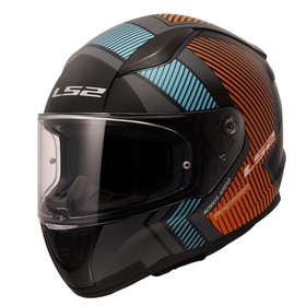  LS2 Rapid 2 Extra Kapalı Kask (Mat Gri-Neon Turuncu)