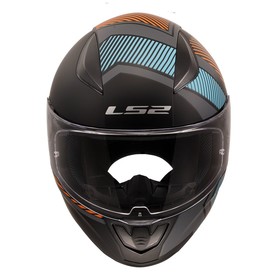  LS2 Rapid 2 Extra Kapalı Kask (Mat Gri-Neon Turuncu)
