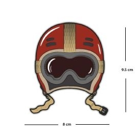  Mr.Sticker MSL35 - 9580 - Red Helmet Sticker