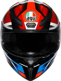  AGV K1S Fastlap Kapalı Kask (Siyah-Kırmızı-Mavi)