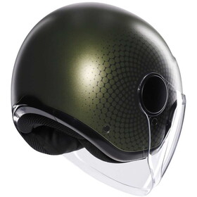  AGV Eteres Andora Güneş Vizörlü Açık Kask (Mat Yeşil)