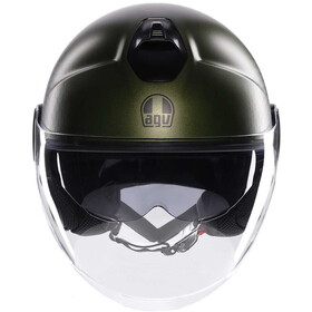  AGV Eteres Andora Güneş Vizörlü Açık Kask (Mat Yeşil)