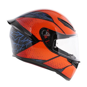  AGV K1S Speedarmor Kapalı Kask (Siyah-Turuncu-Mavi)