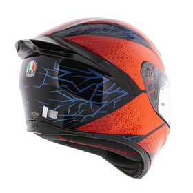  AGV K1S Speedarmor Kapalı Kask (Siyah-Turuncu-Mavi)