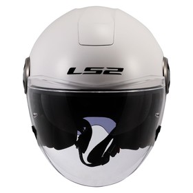  LS2 Classy Güneş Vizörlü Açık Kask (Beyaz)