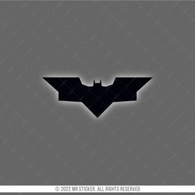  Mr.Sticker RFBK27 Siyah Reflektif Yarasa Etiketi