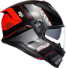  AGV K7 MPLK Kyber Kapalı Kask (Mat Siyah-Kırmızı)