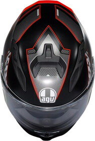 AGV K7 MPLK Kyber Kapalı Kask (Mat Siyah-Kırmızı)