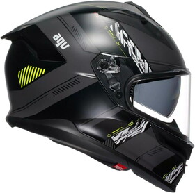  AGV K7 MPLK Kyber Kapalı Kask (Mat Gri-Sarı)