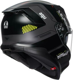  AGV K7 MPLK Kyber Kapalı Kask (Mat Gri-Sarı)