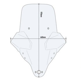  KYMCO X-Town CT 250 (20 > 25) Ön Siperlik + Bağlantı Kiti (Kappa  6115DTK + D6115KIT)