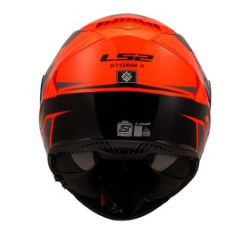  LS2 Storm 2 Fist Kapalı Kask (Mat Turuncu-Siyah)