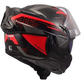  LS2 Advant-2 Astral Modüler Kask (Kırmızı-Siyah)