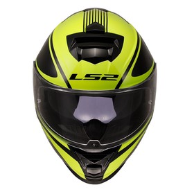  LS2 Storm 2 Dodger Kapalı Kask (Mat Siyah-Neon Sarı)