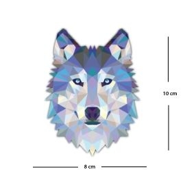  Mr.Sticker ANDG26 - 10080 - Triangle Wolf Sticker